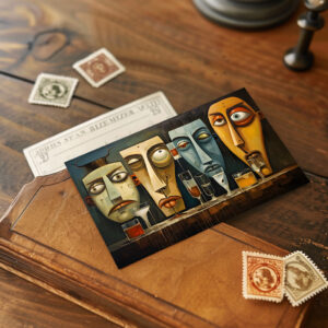 raxxa Postkarte: Whimsical Drink Drunk 4