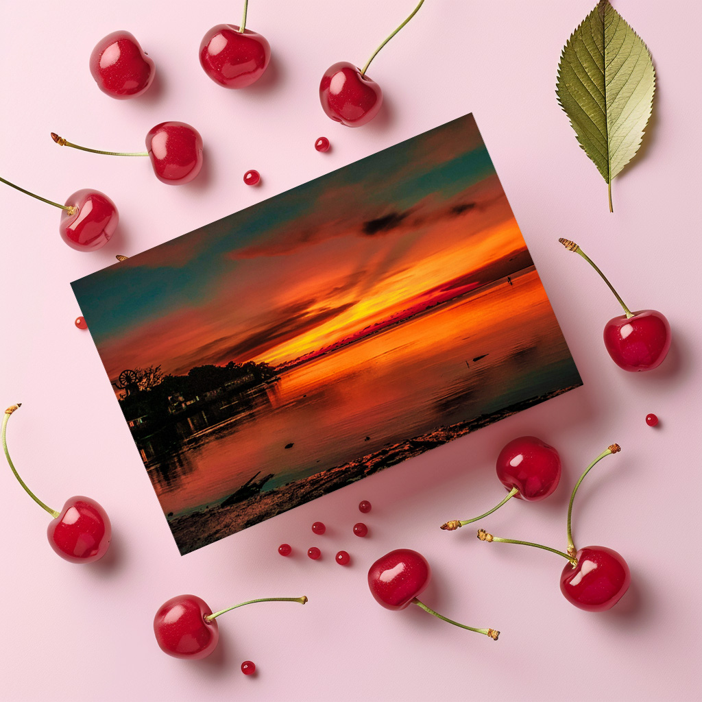 raxxa Postkarte: Red Sunset