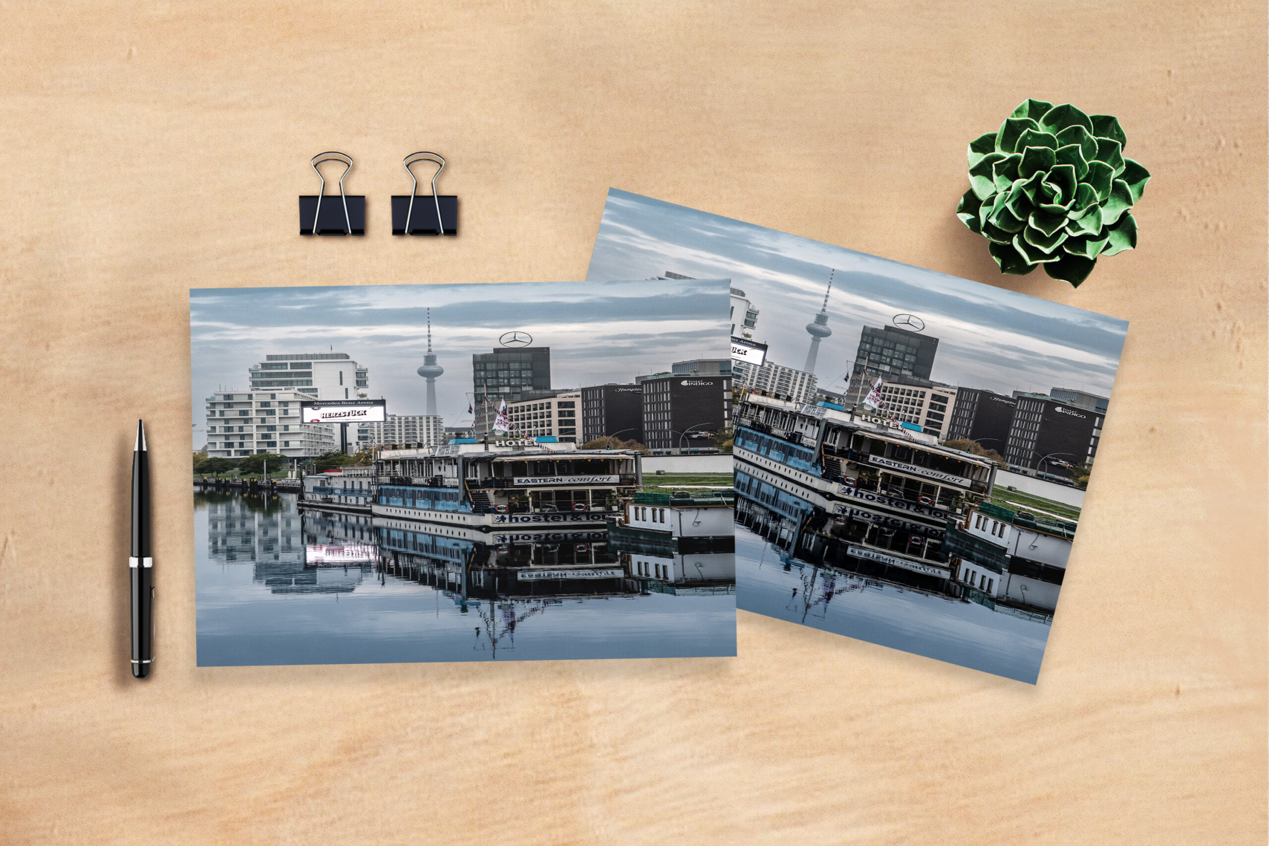 raxxa Postkarte: Berlin City Media Spree