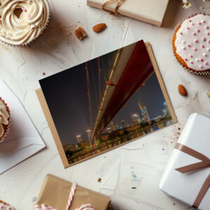 raxxa Postkarte: The red bridge