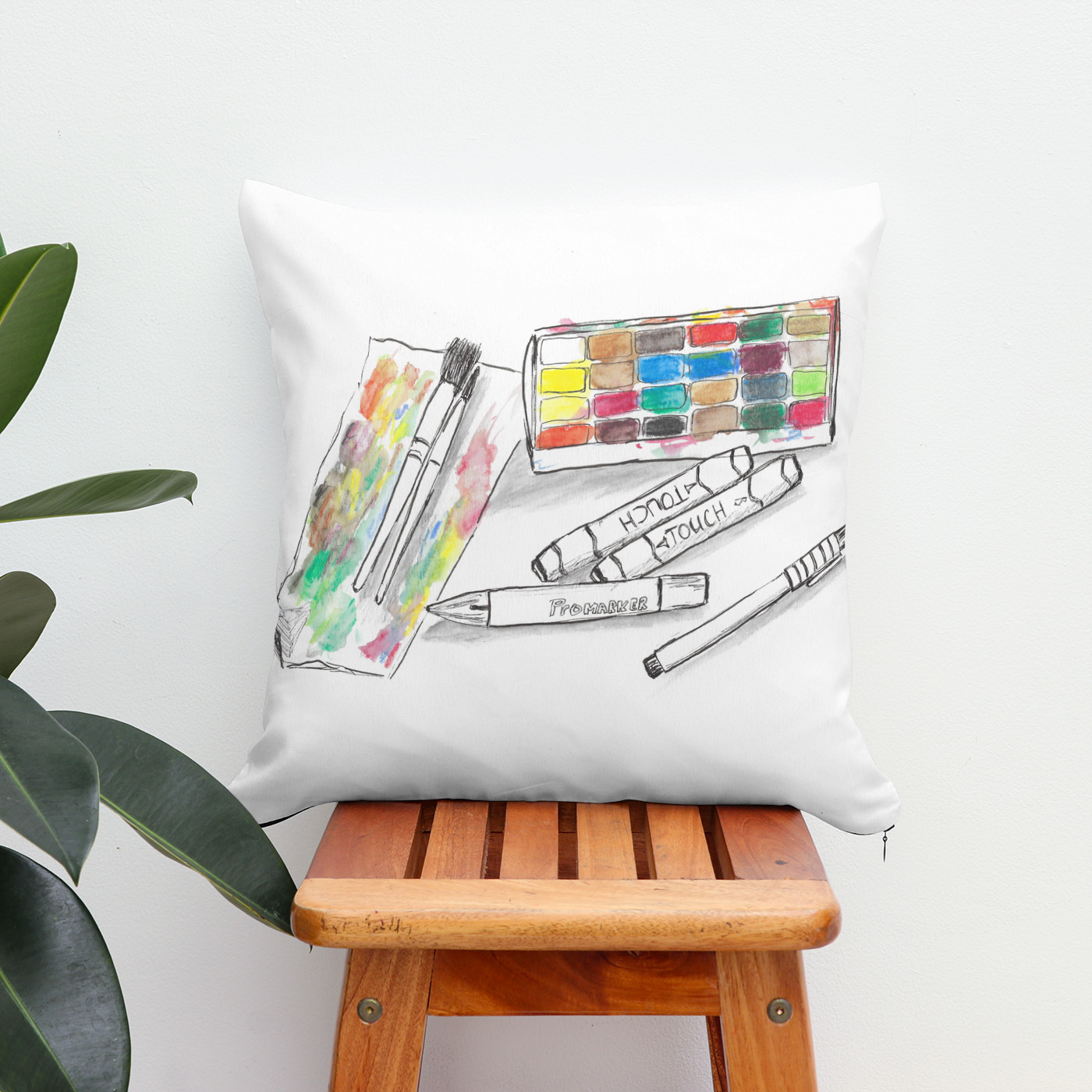 Kissen: Farbpalette-Stifte – Image 2