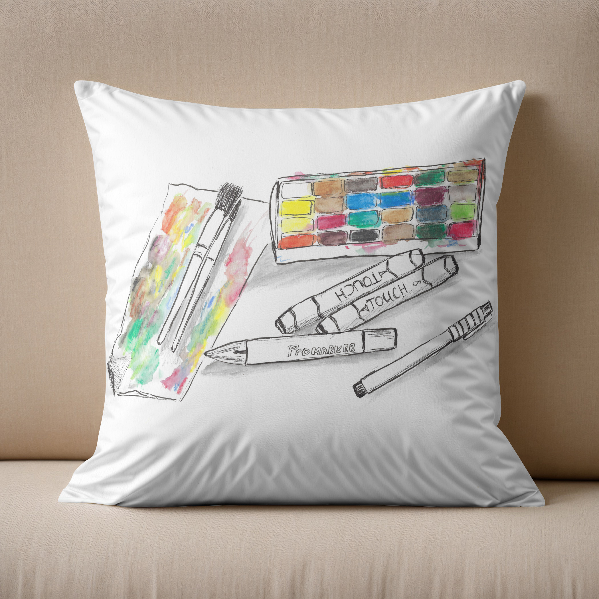 Kissen: Farbpalette-Stifte – Image 4