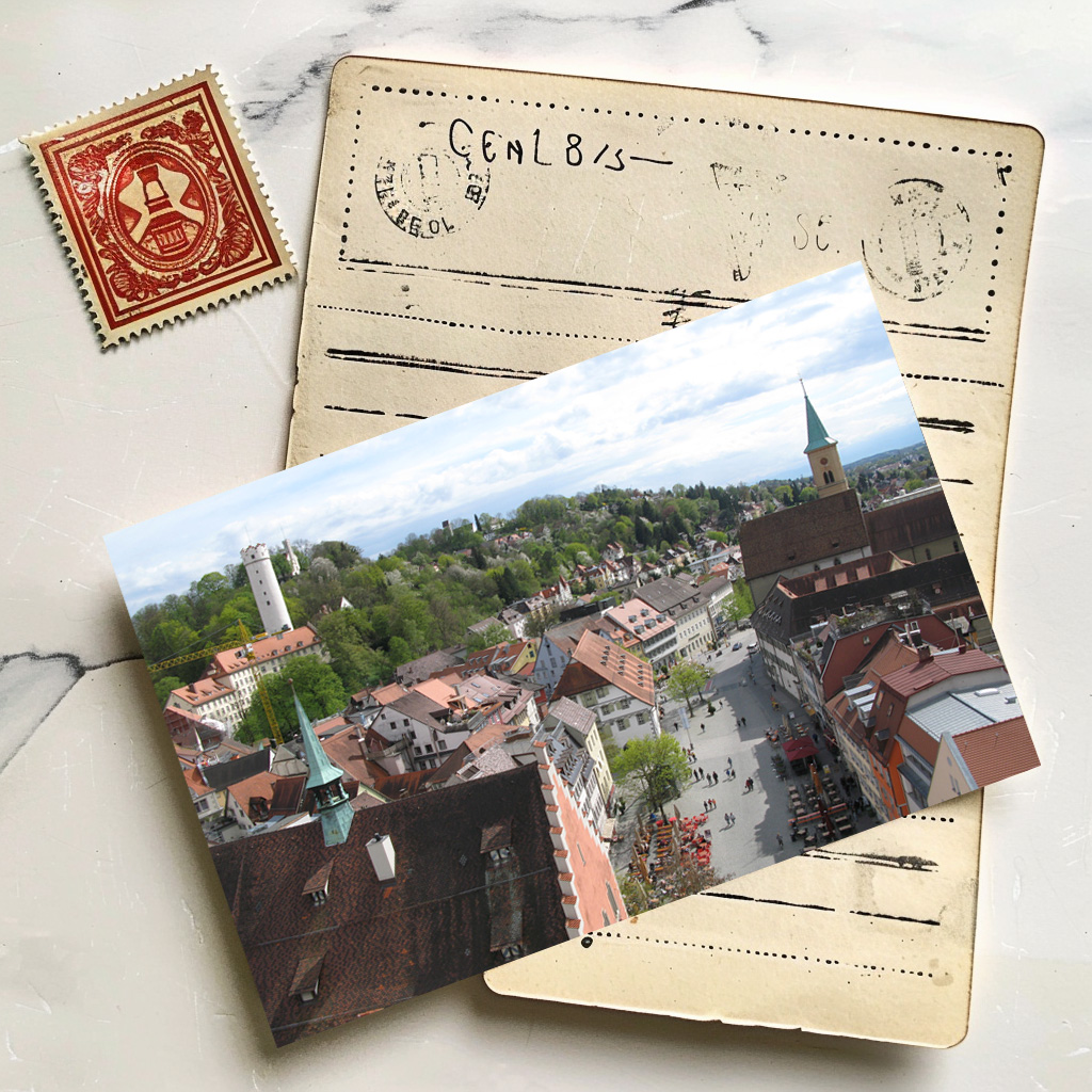 raxxa Postkarte: Ravensburg Vogelperspektive