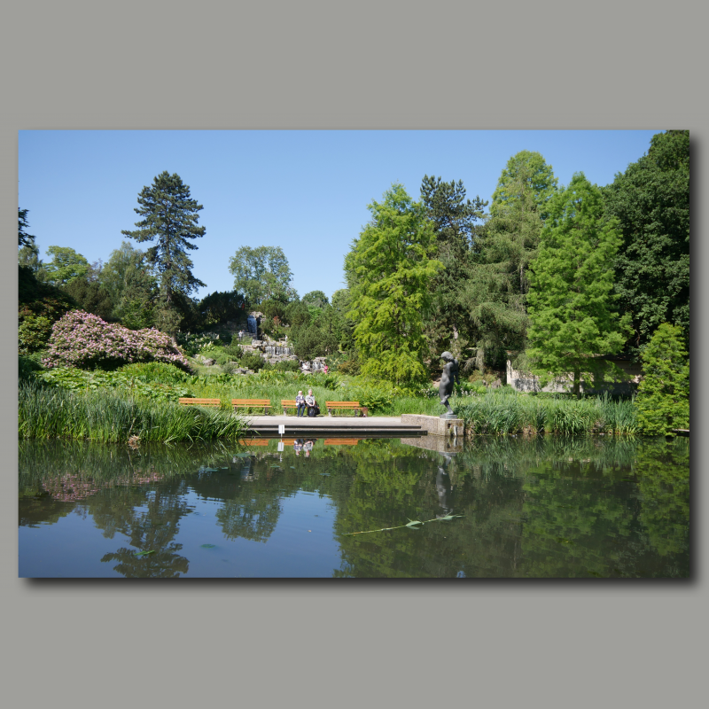 Poster: Teich im Grugapark in Essen