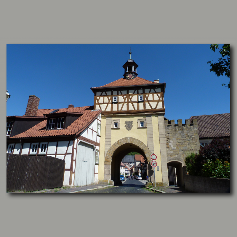 Poster: Haßfurter Tor in Königsberg in Bayern