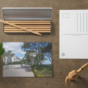 raxxa Postkarte: Strandpromenade Heringsdorf auf Usedom