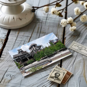 raxxa Postkarte: Industriedenkmal in Duisburg im Landschaftspark Nord