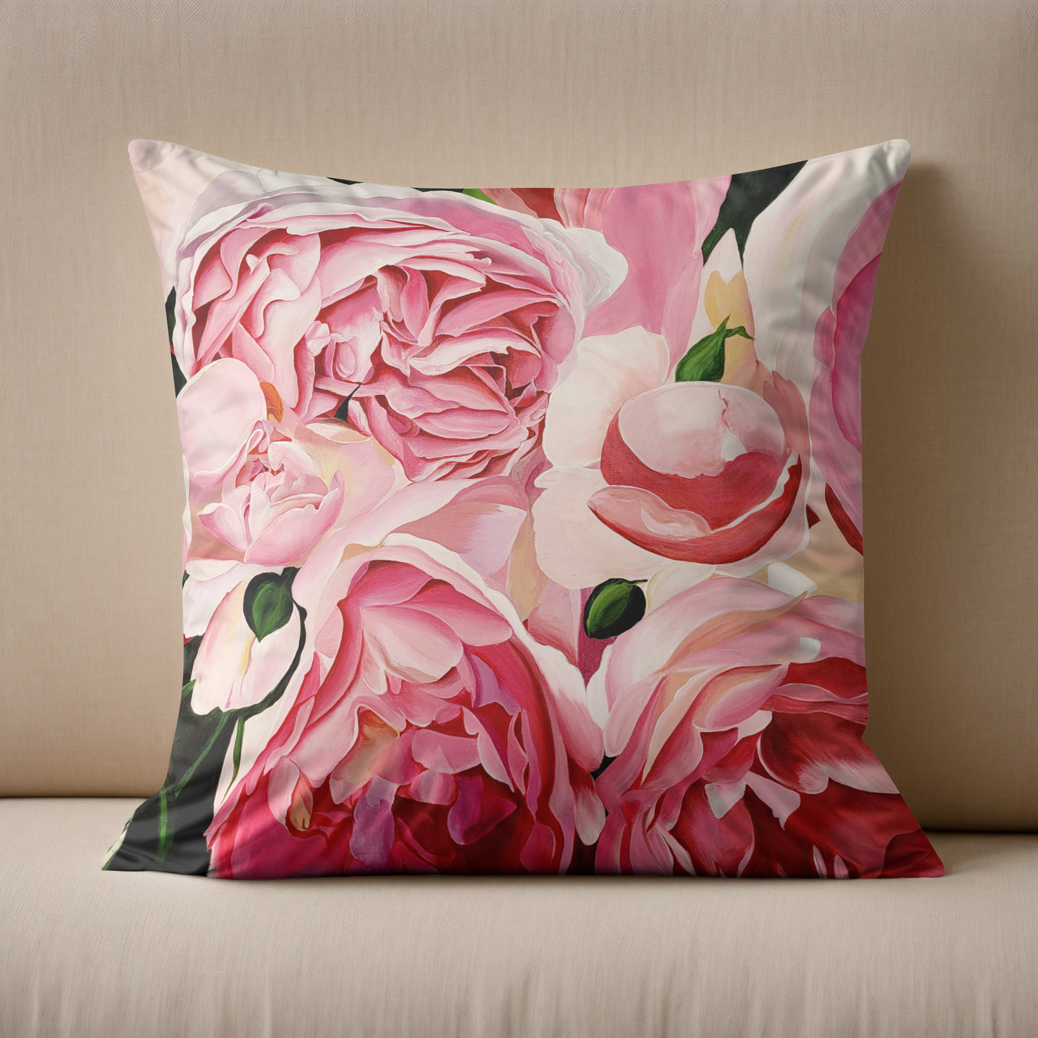 Kissen: Kletterrose Jasmina