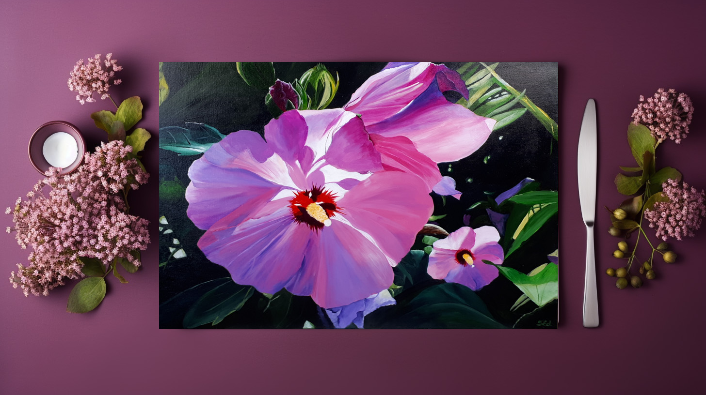 raxxa Premium-Tischset: Heavenly hibiscus - Imagen 6