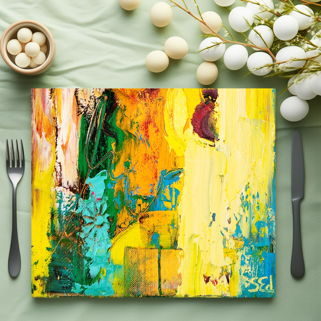 raxxa Premium-Tischset: Sun and energy III - immagine 5