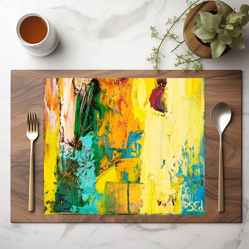 raxxa Premium-Tischset: Sun and energy III - immagine 4