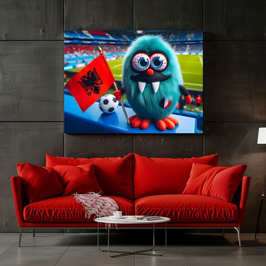 Poster: Das Albanische Whimsical Monster der Fußball-EM 2024 - Image 2