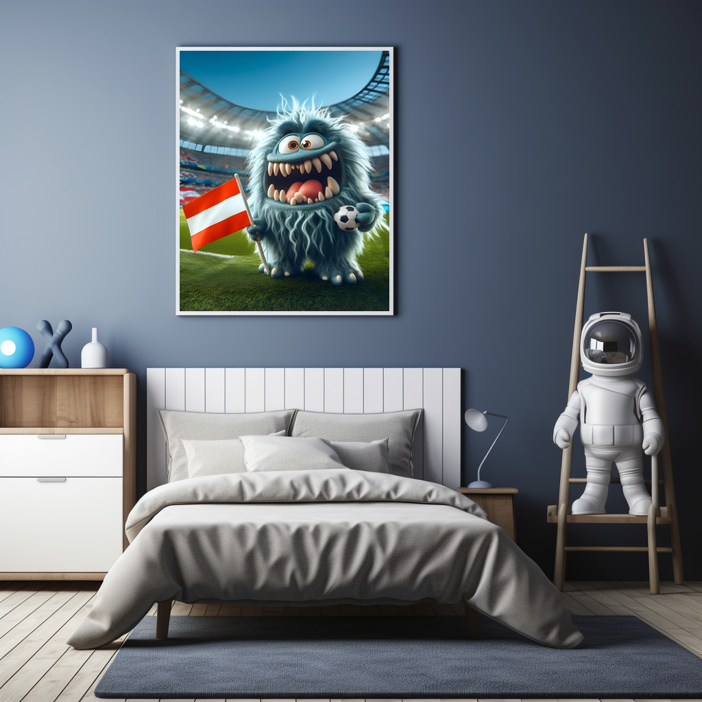 Poster: Das Österreichische Whimsical Monster der Fußball-EM 2024 - immagine 3