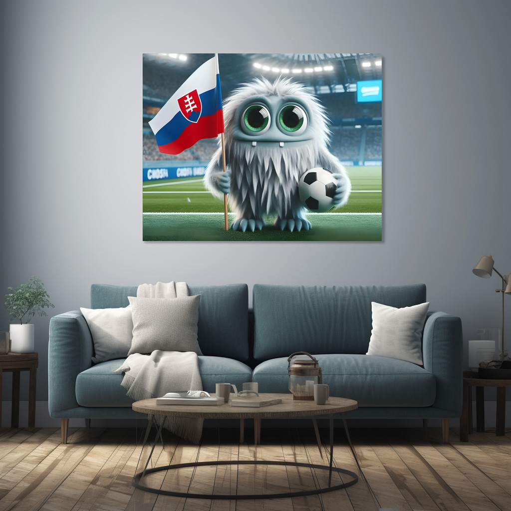 Poster: Das Slowakische Whimsical Monster der Fußball-EM 2024 – Bild 2