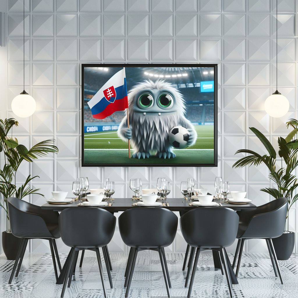 Poster: Das Slowakische Whimsical Monster der Fußball-EM 2024 – Bild 3