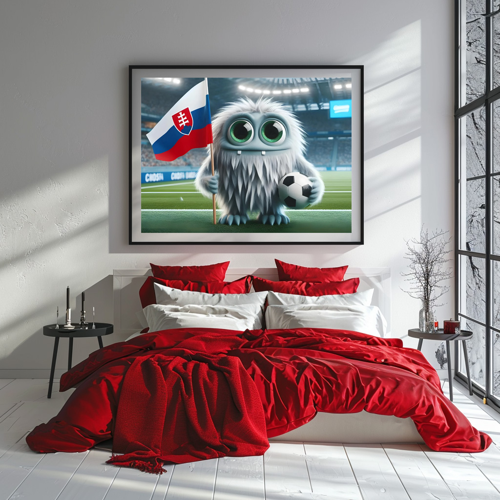 Poster: Das Slowakische Whimsical Monster der Fußball-EM 2024 – Bild 4