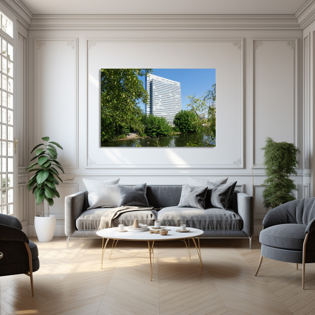 Poster: Dreischeibenhaus in Düsseldorf - Imagen 4