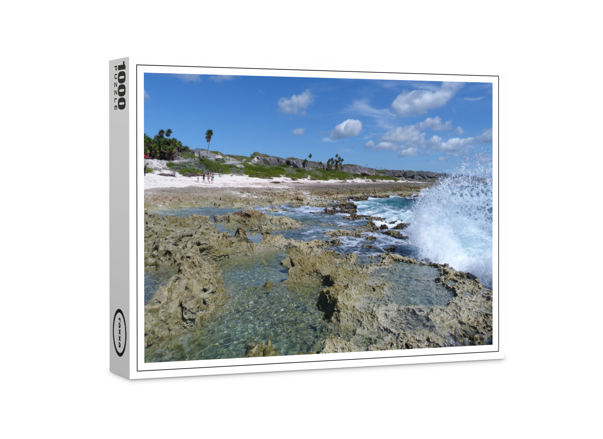 raxxa Premium-Puzzle: Meeresbrandung Karibik auf Kuba