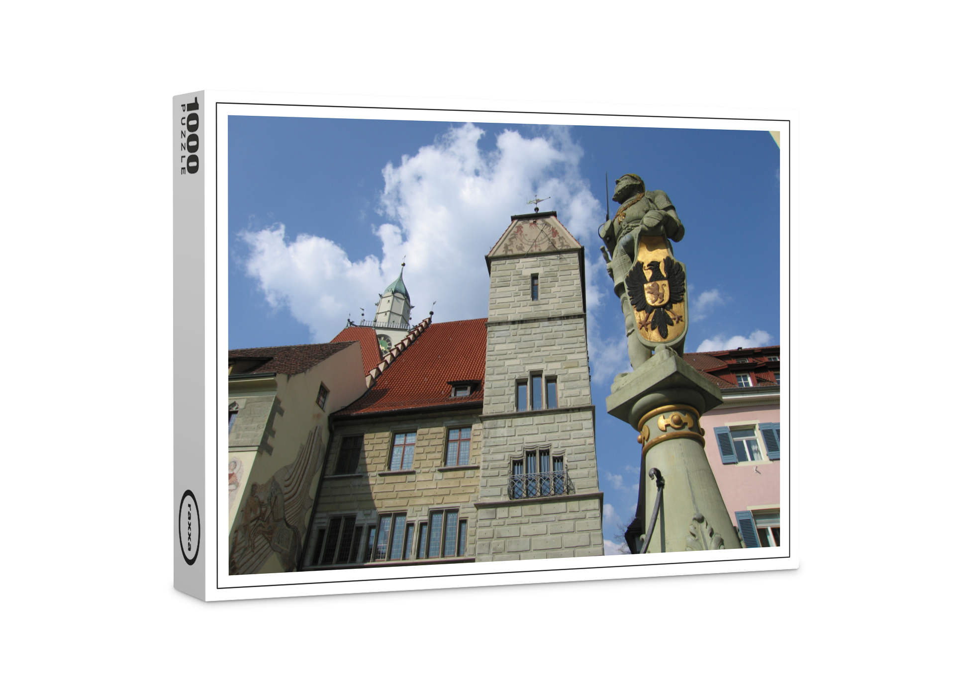 raxxa Premium-Puzzle: Rathaus Kaiserbrunnen Überlingen