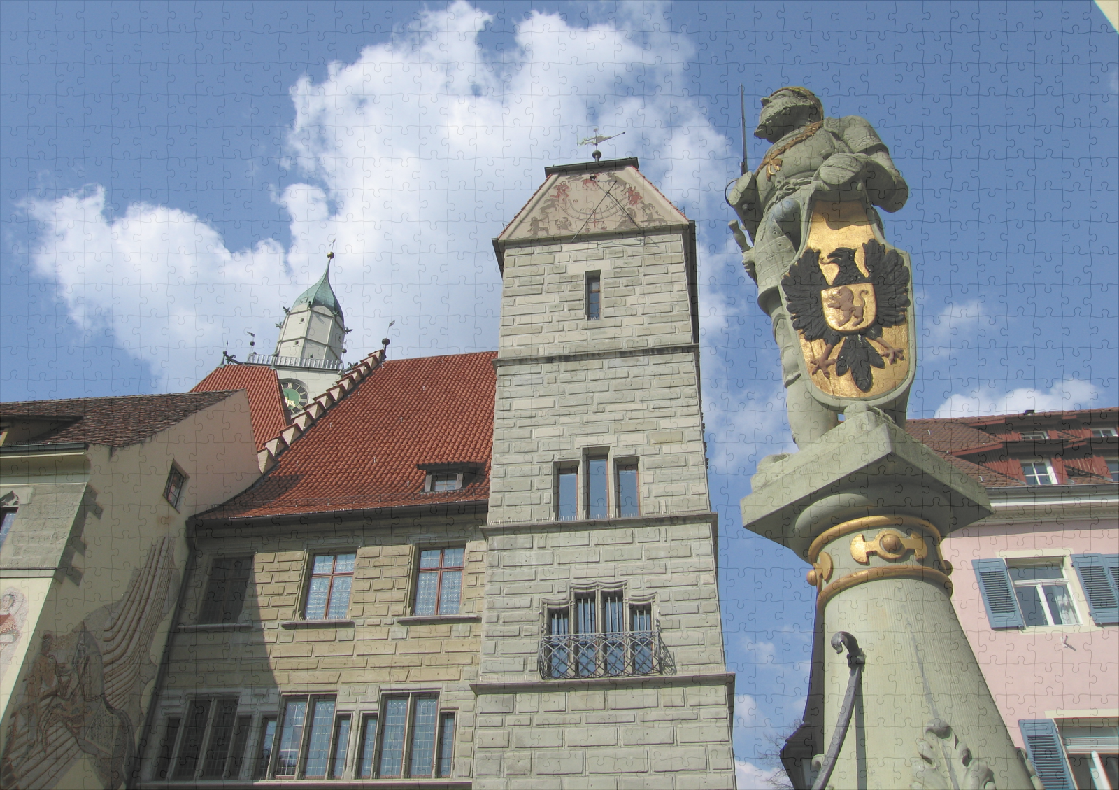 raxxa Premium-Puzzle: Rathaus Kaiserbrunnen Überlingen - Image 2