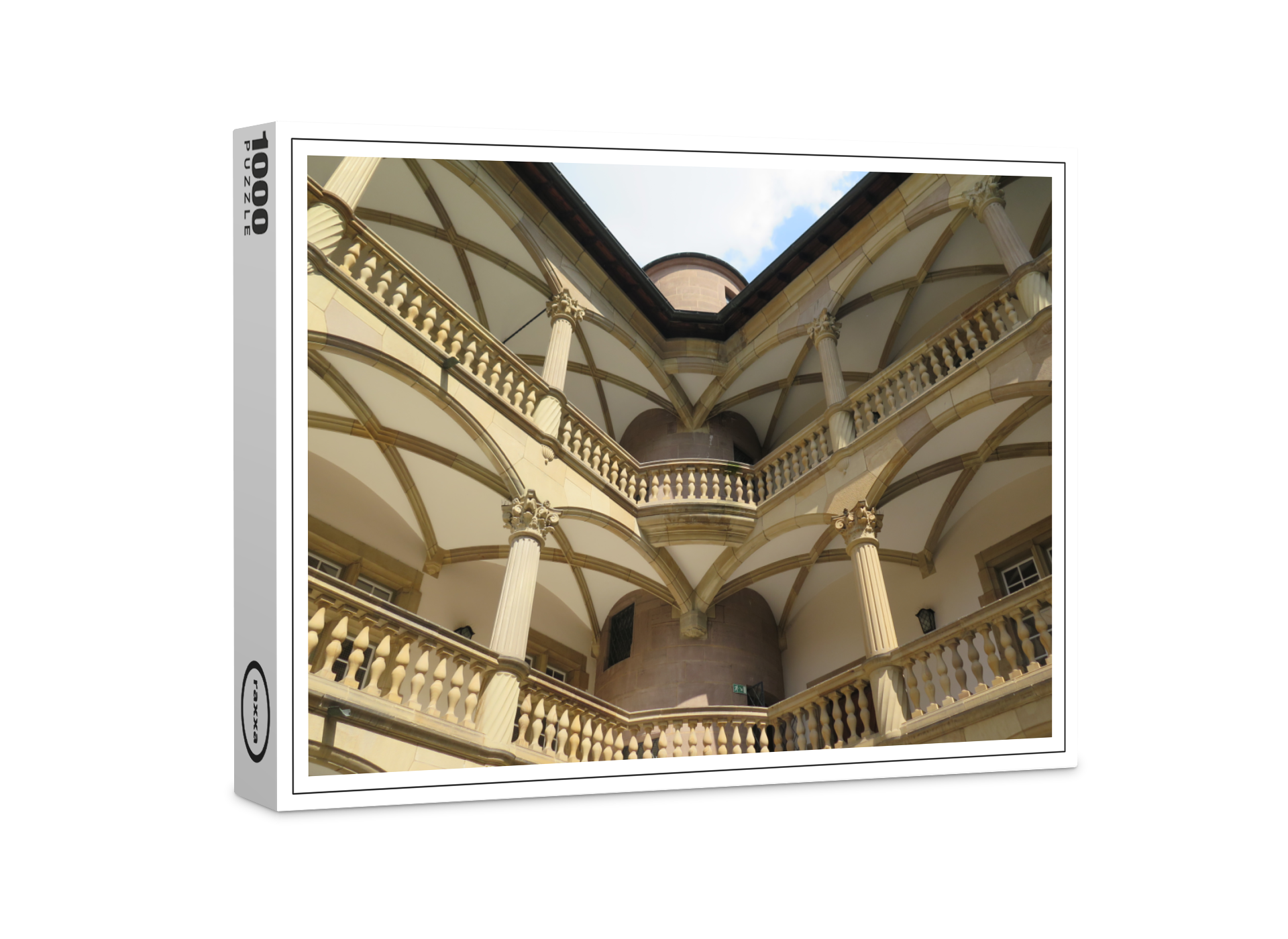 raxxa Premium-Puzzle: Renaissanceinnenhof Schloss Stuttgart