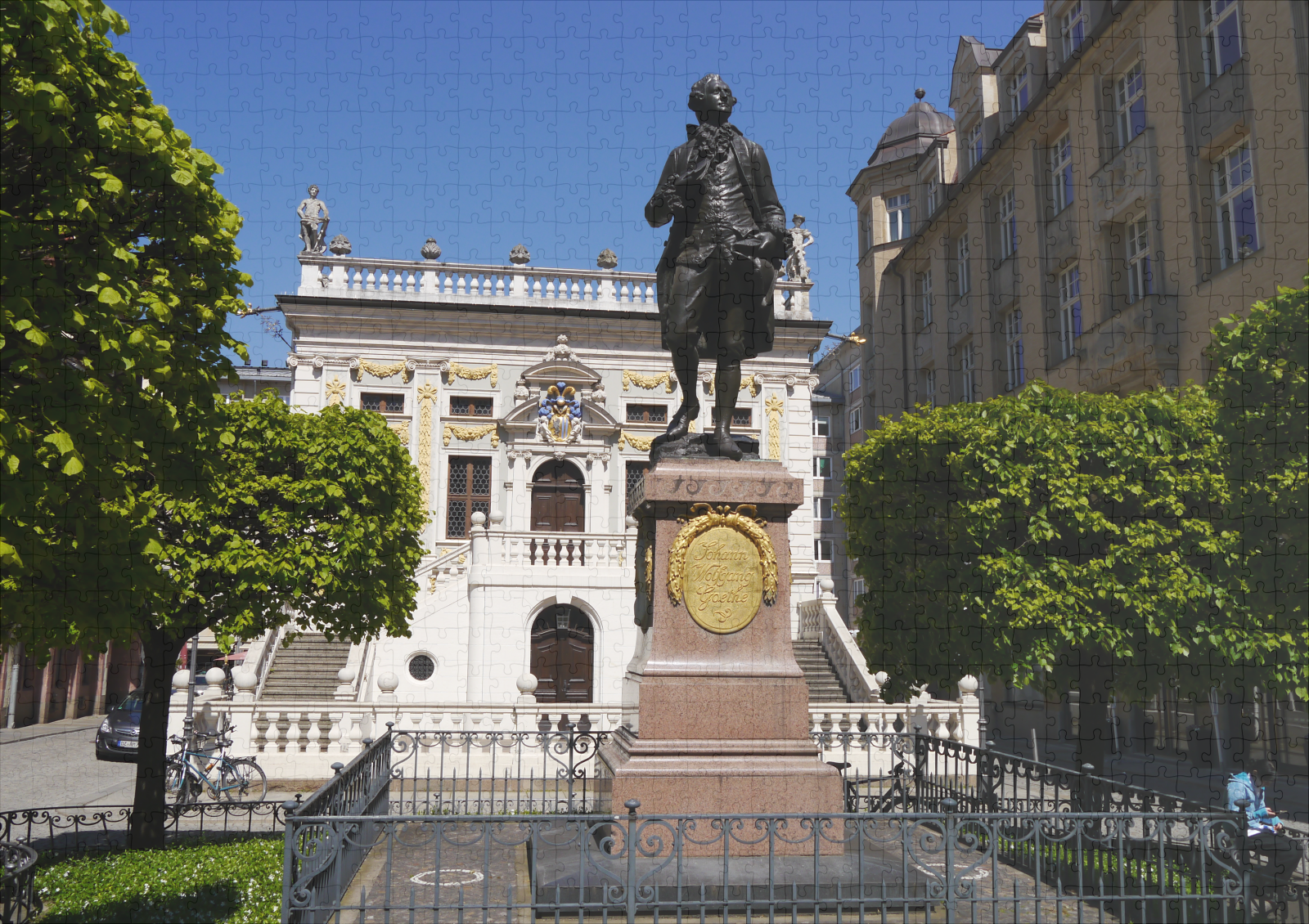 raxxa Premium-Puzzle: Goethe Denkmal in Leipzig – Bild 2