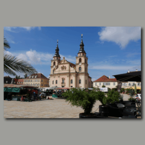 Poster: Stadtkirche Marktplatz Ludwigsburg