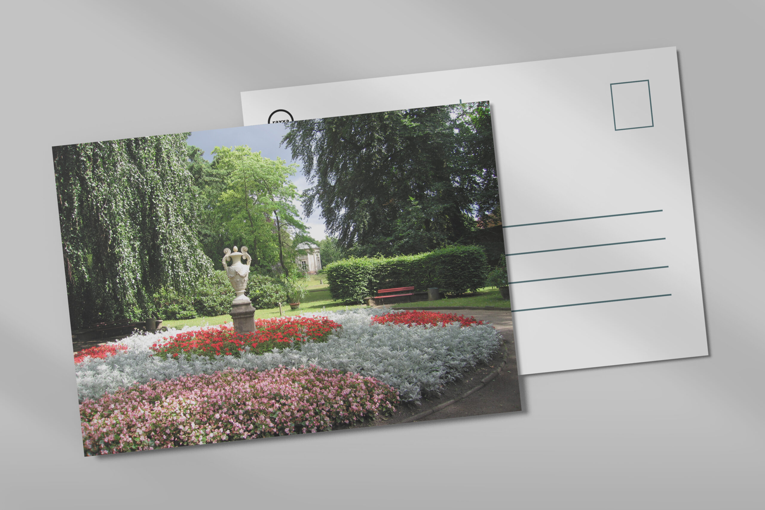 raxxa Postkarte: Neuruppin Tempelgarten