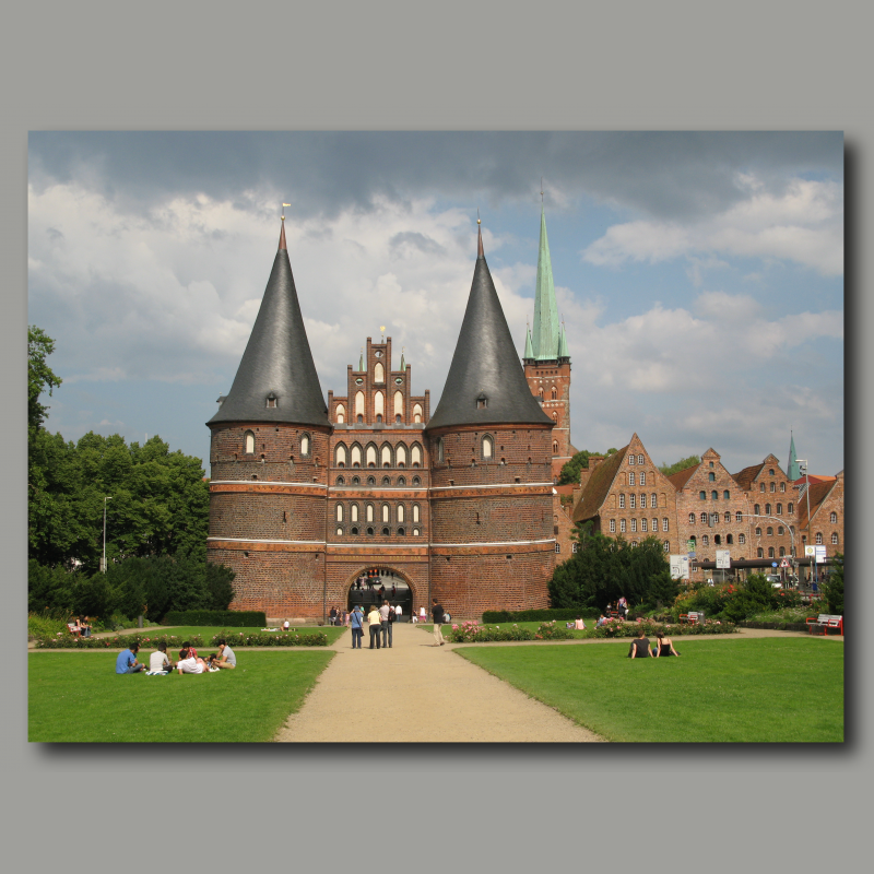 Poster: Holstentor in Lübeck