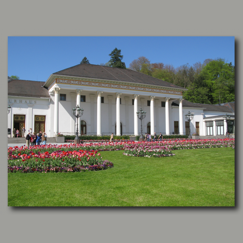 Poster: Baden-Baden Kurhaus und Spielkasino
