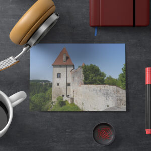 raxxa Postkarte: Burghausen Burgmauer