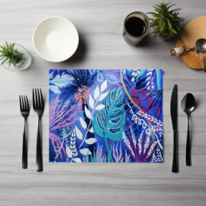 raxxa Premium-Tischset: Blue jungle I