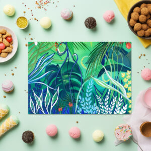 raxxa Premium-Tischset: Green jungle II