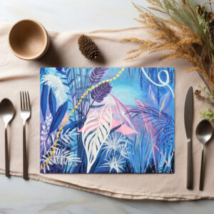 raxxa Premium-Tischset: Blue jungle III