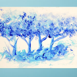 raxxa Premium-Tischset: Gruppe blauer Pinien