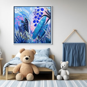 Poster: Blue jungle II