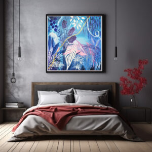 Poster: Blue jungle III