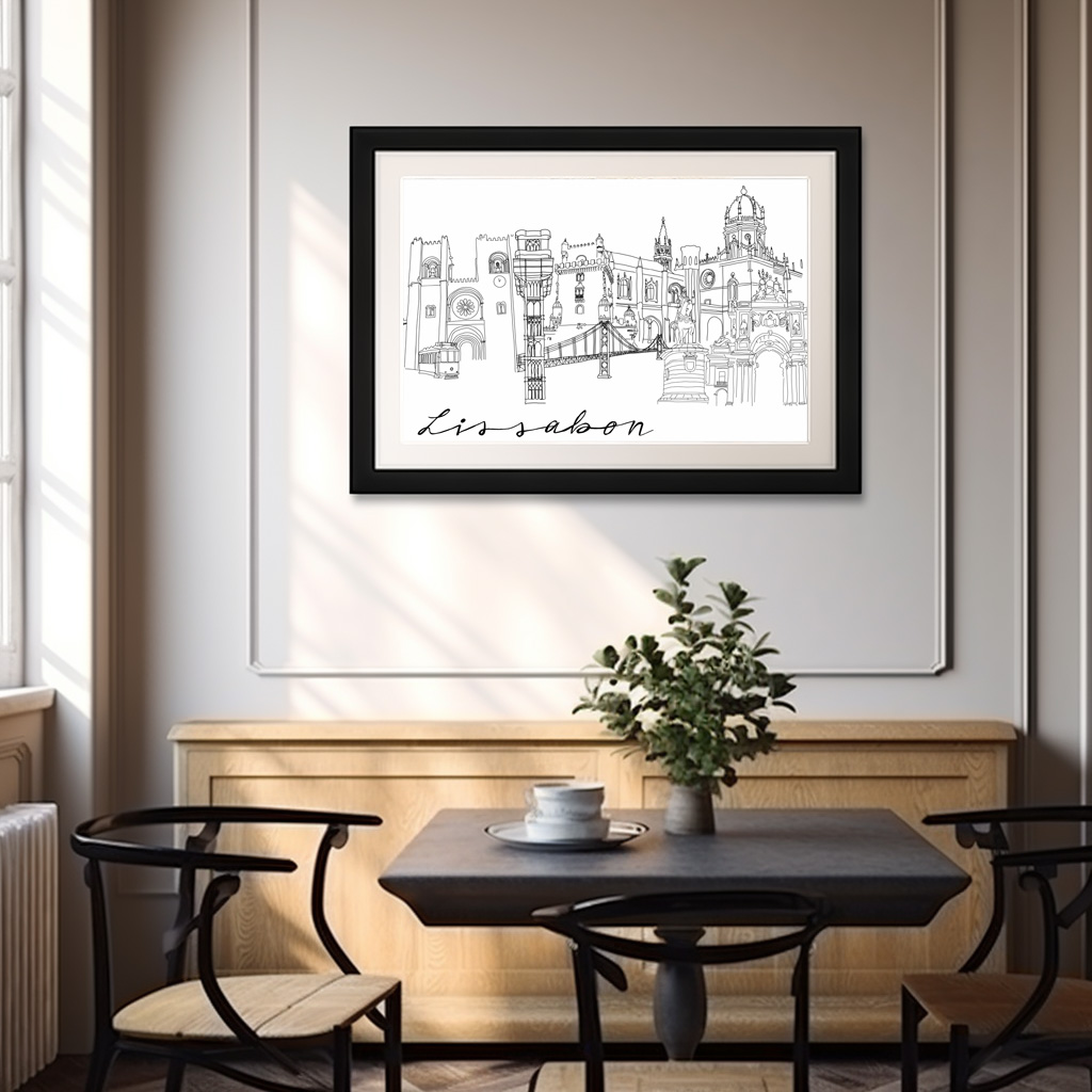 Poster: Skyline Lissabon – Bild 3