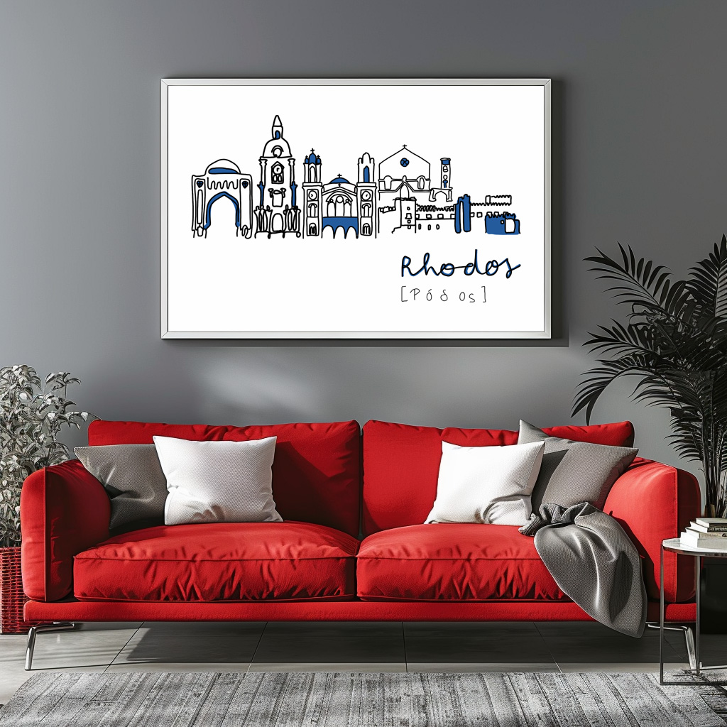 Poster: Skyline Rhodos