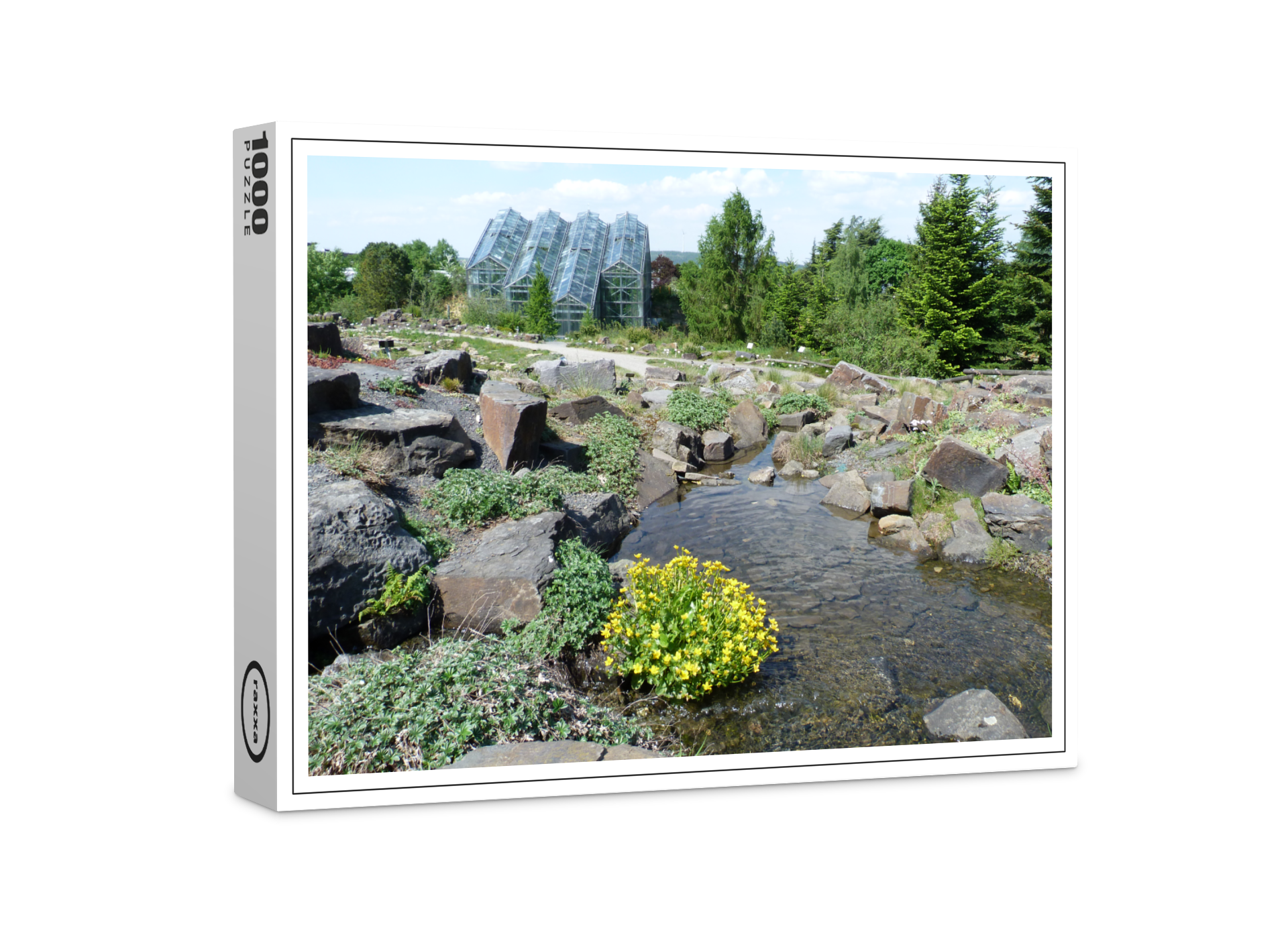 raxxa Premium-Puzzle: Steingarten Botanischer Garten Osnabrück