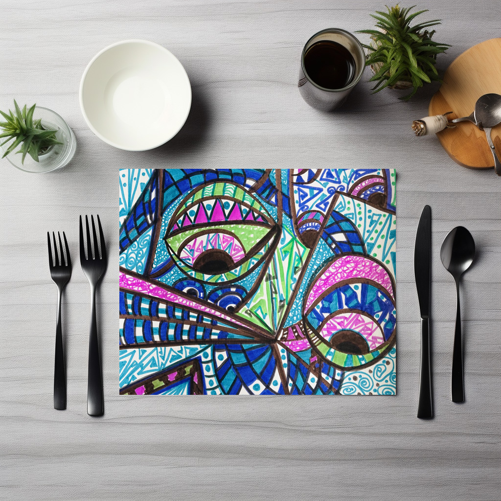 raxxa Premium-Tischset: Juego de miradas – Bild 4