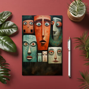raxxa Postkarte: Whimsical Alarmed 2