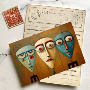 raxxa Postkarte: Whimsical apathetic 3