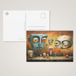 raxxa Postkarte: Whimsical Drink Drunk 2