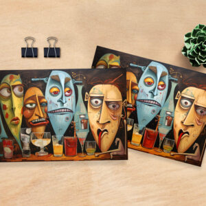 raxxa Postkarte: Whimsical Drink Drunk 5