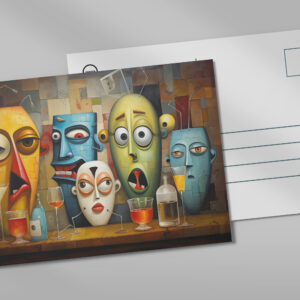 raxxa Postkarte: Whimsical Drink Drunk 6