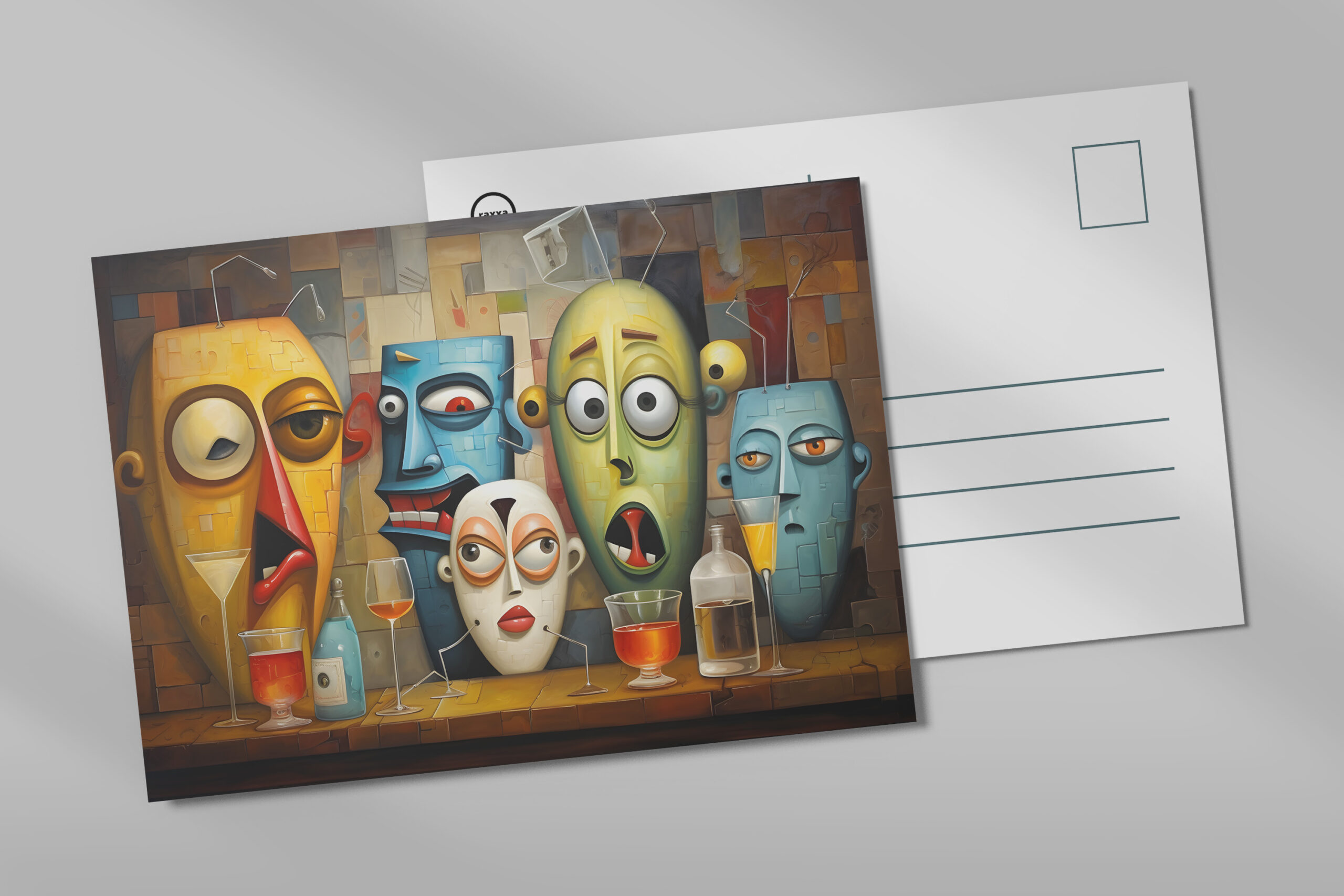 raxxa Postkarte: Whimsical Drink Drunk 6