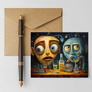 raxxa Postkarte: Whimsical Drink Drunk 7