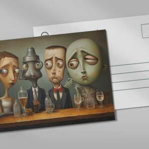 raxxa Postkarte: Whimsical Drink Drunk 8