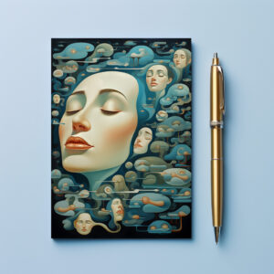 raxxa Postkarte: Whimsical Falling asleep 1